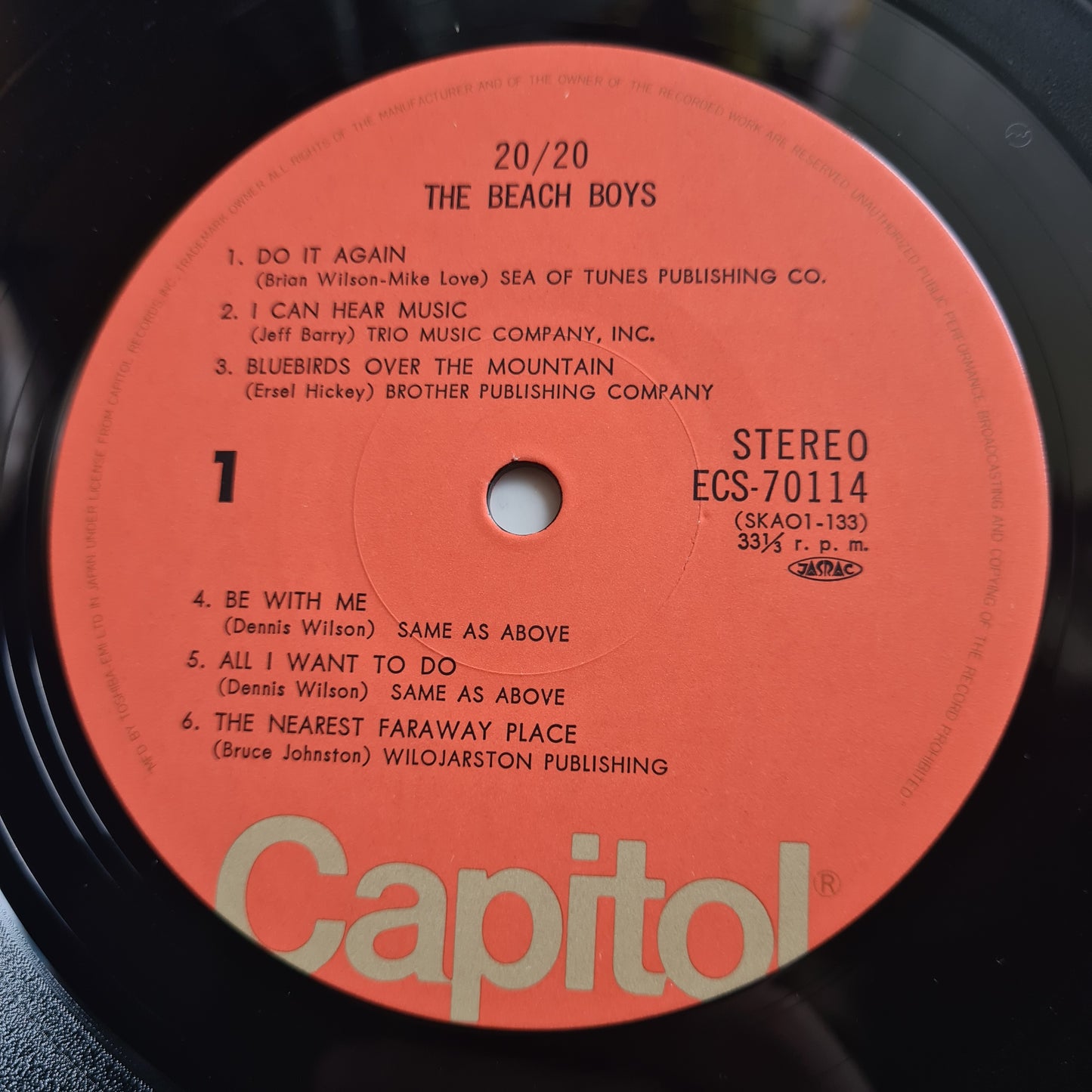 The Beach Boys – 20/20 - 1969 (1977 Japanese Pressing) - Vinyl Record LP (near mint)