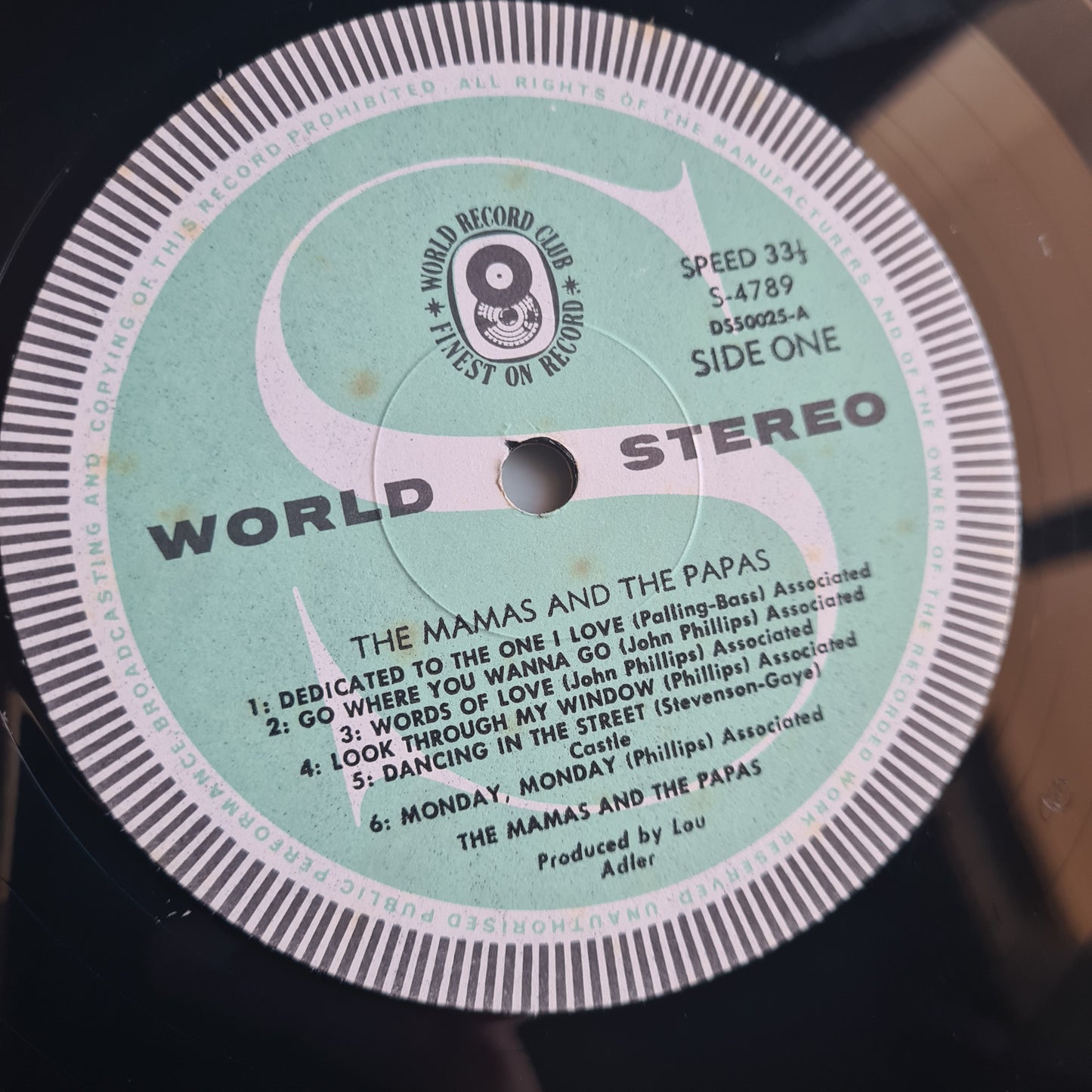 The Mamas & The Papas – The Mamas & The Papas - 1972 - Vinyl Record Lp
