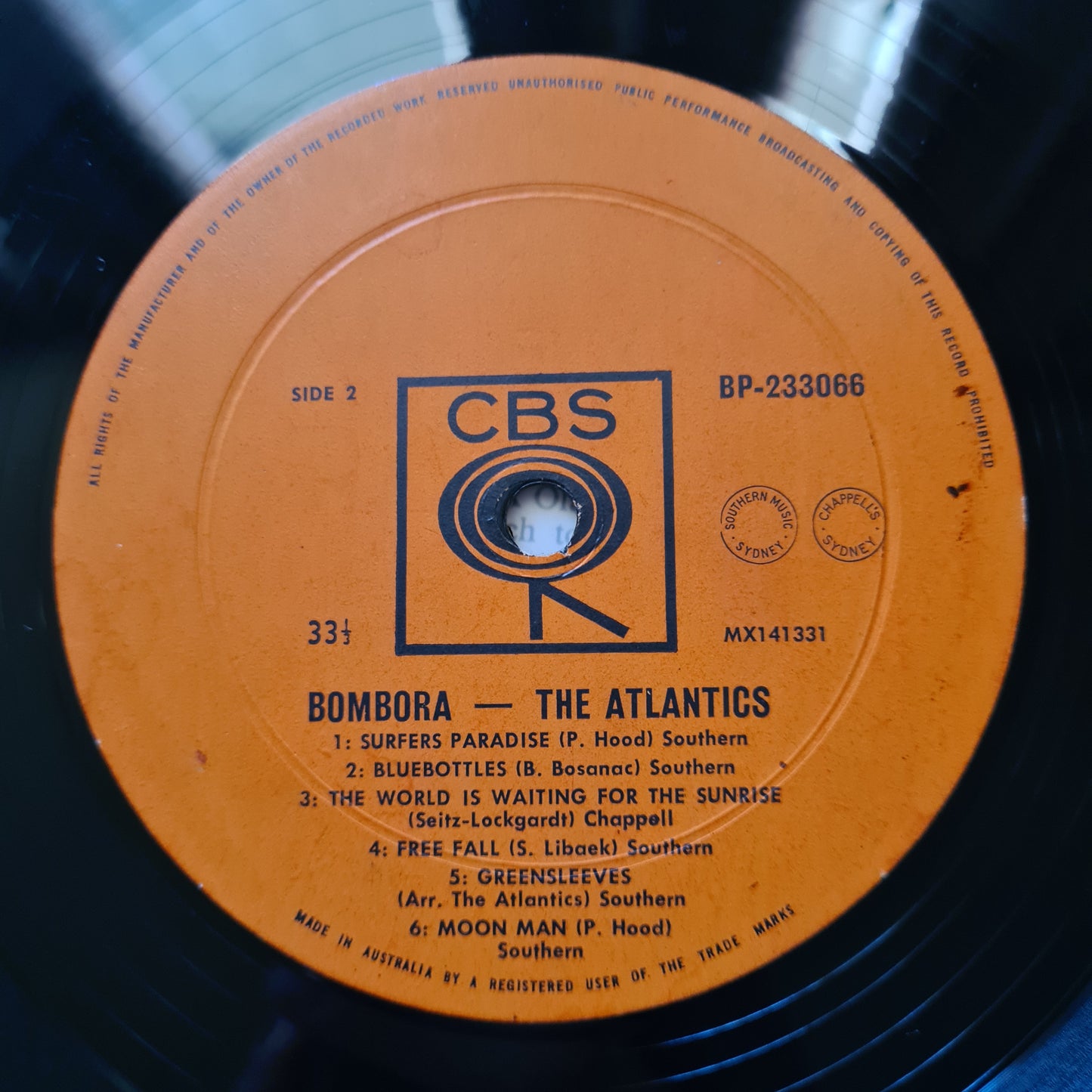 The Atlantics – Great Surfing Sounds: Including Bombora - 1963 (MONO 1st Pressing) - Vinyl Record LP