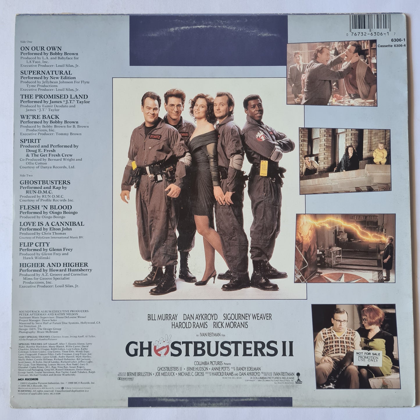 Ghostbusters II – Original Soundtrack - 1989 - Vinyl Record LP