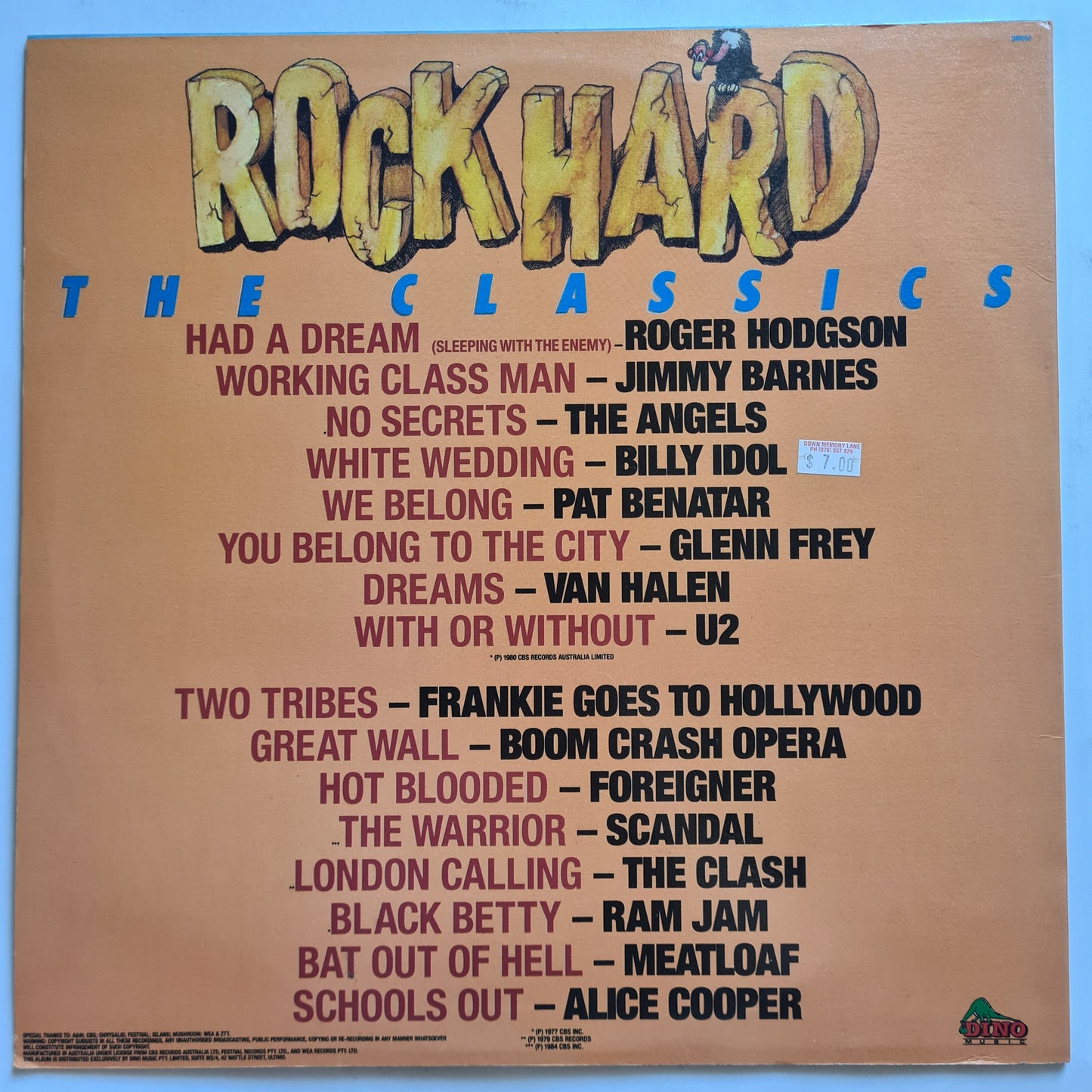 Various Artists – Rock Hard - The Classics- 1988 - Vinyl Record LP (near mint)