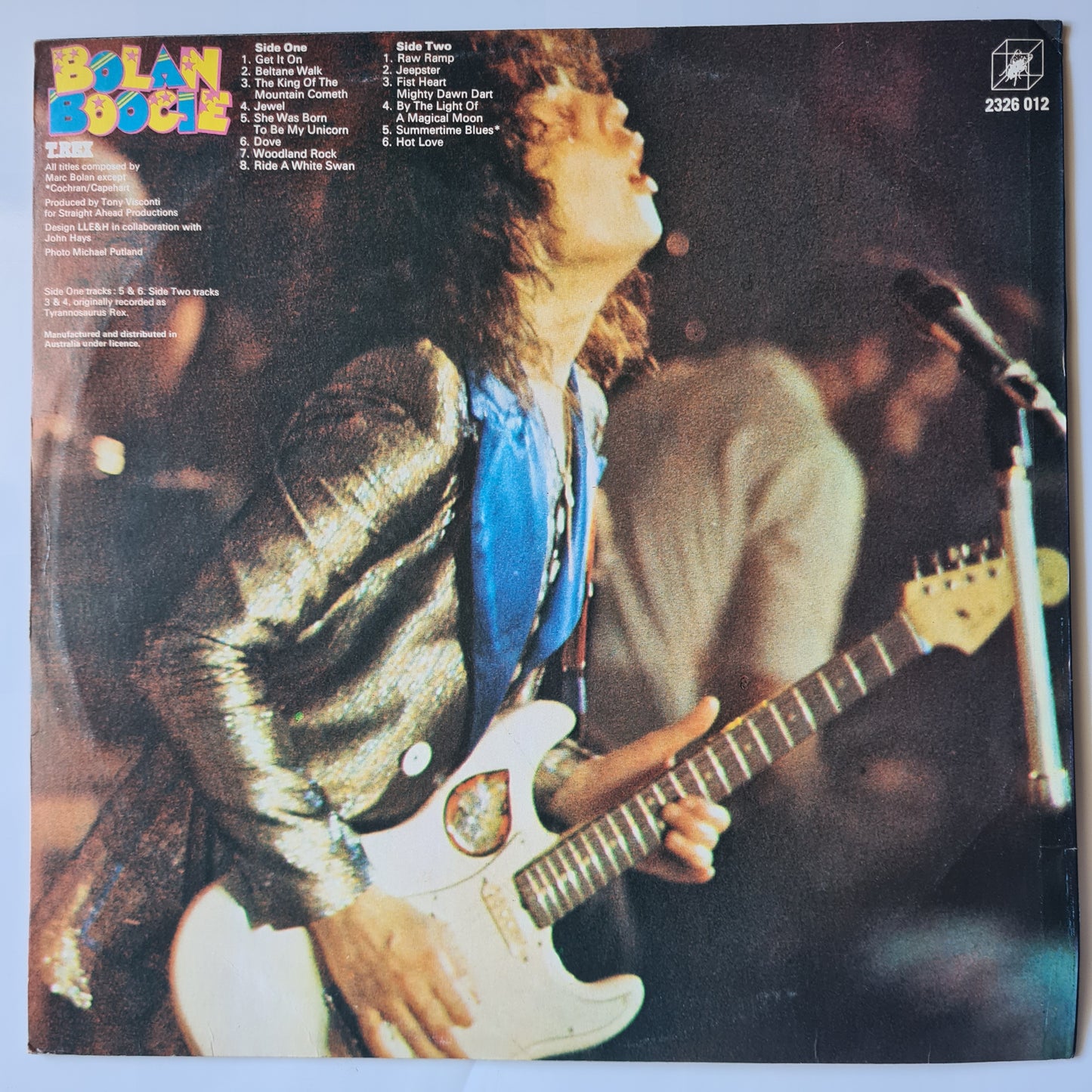T.Rex – Bolan Boogie - 1973 - Vinyl Record LP
