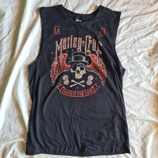 Motley Crue | Too Fast For Love| Size Medium Sleeveless T-Shirt