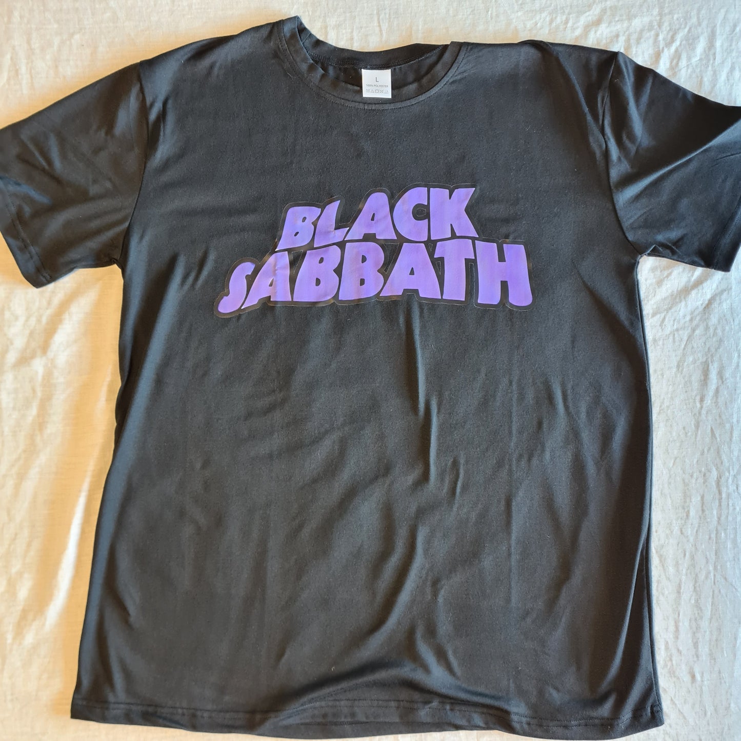 Black Sabbath| Purple Logo | Size Large T-Shirt