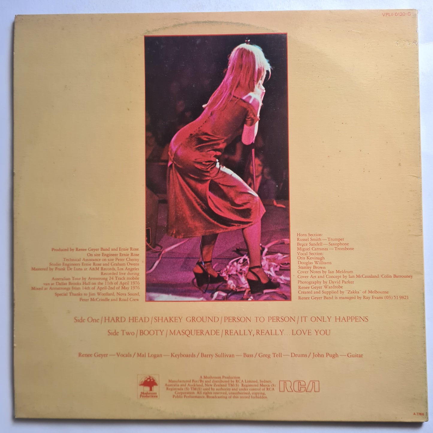 Rene Geyer – Really Really Love You - 1976 (Gatefold) -Vinyl Record LP