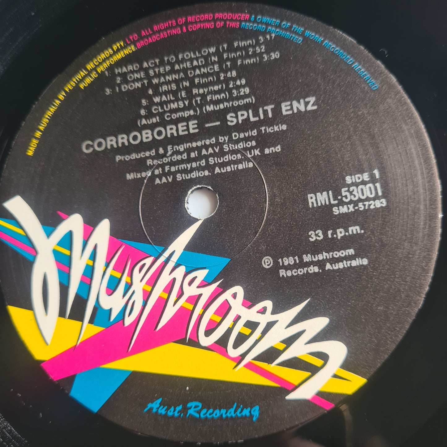 Split Enz – Corroboree - 1981 - Vinyl Record LP