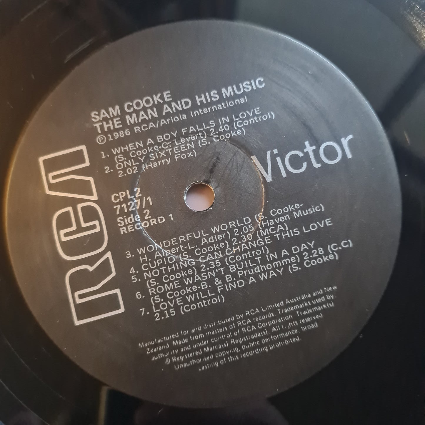 Sam Cooke – The Man And His Music - 1986 - 2LP Vinyl Record