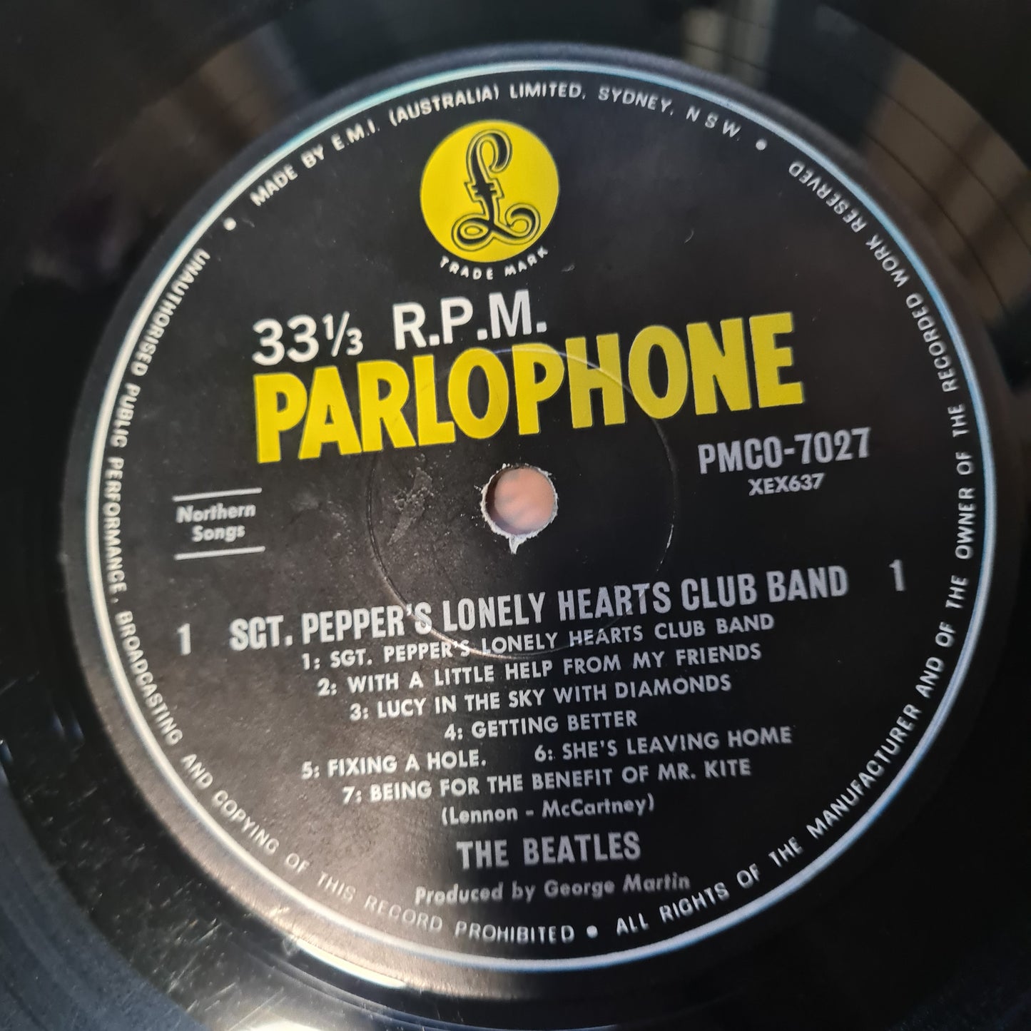 The Beatles – Sgt Peppers Lonely Hearts Club Band - 1967 (First MONO Australian Pressing) Vinyl Record LP