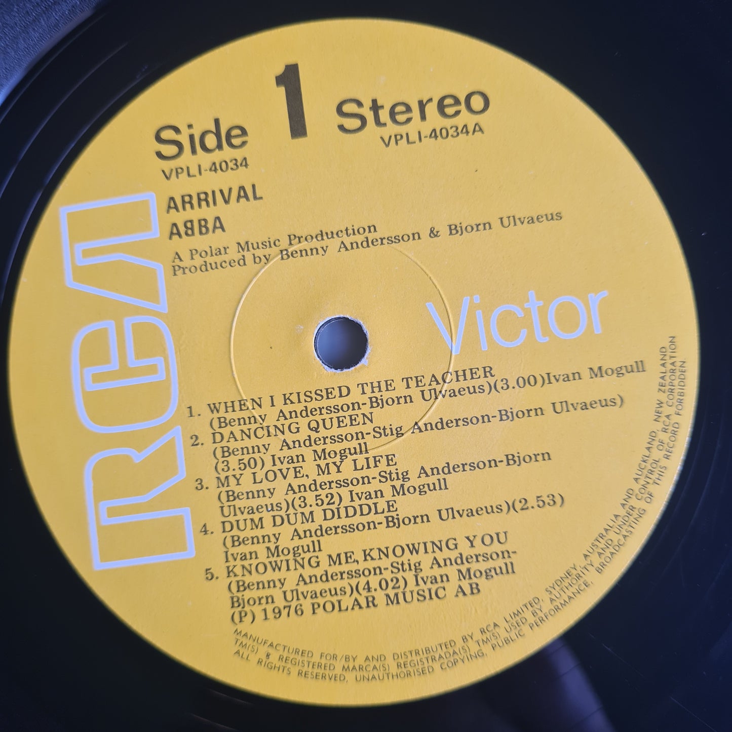 ABBA – Arrival - 1976 (1st New Zealand Pressing) - Vinyl Record LP (non gatefold pressing)