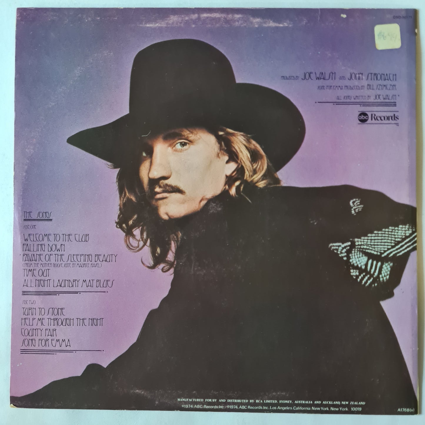 Joe Walsh (Eagles) – So What - 1974 - Vinyl Record LP