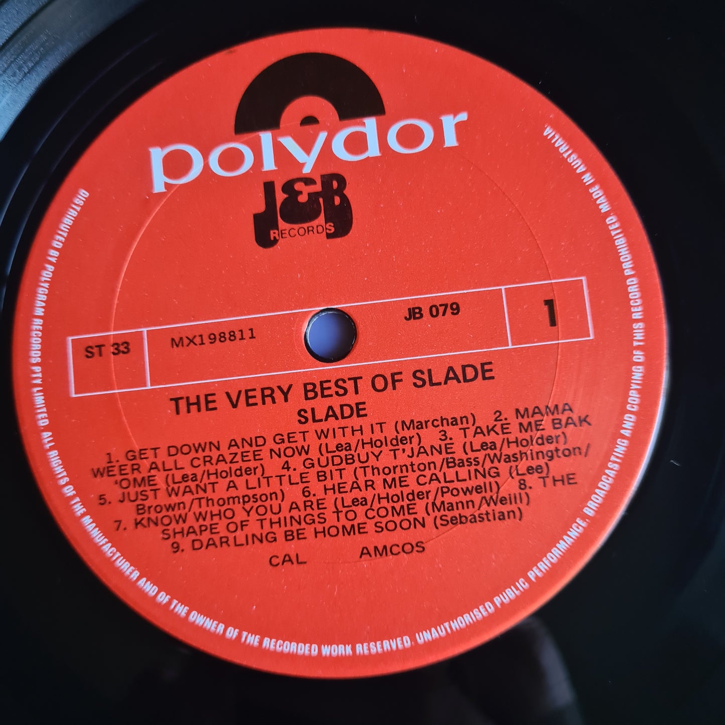 Slade – The Very Best Of Slade - 1982 - Vinyl Record LP