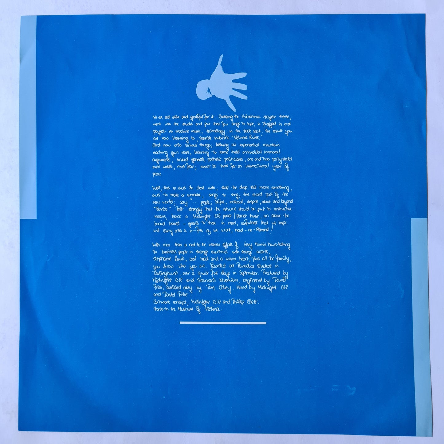 Midnight Oil – Species Deceases - 1985 - Vinyl Record EP