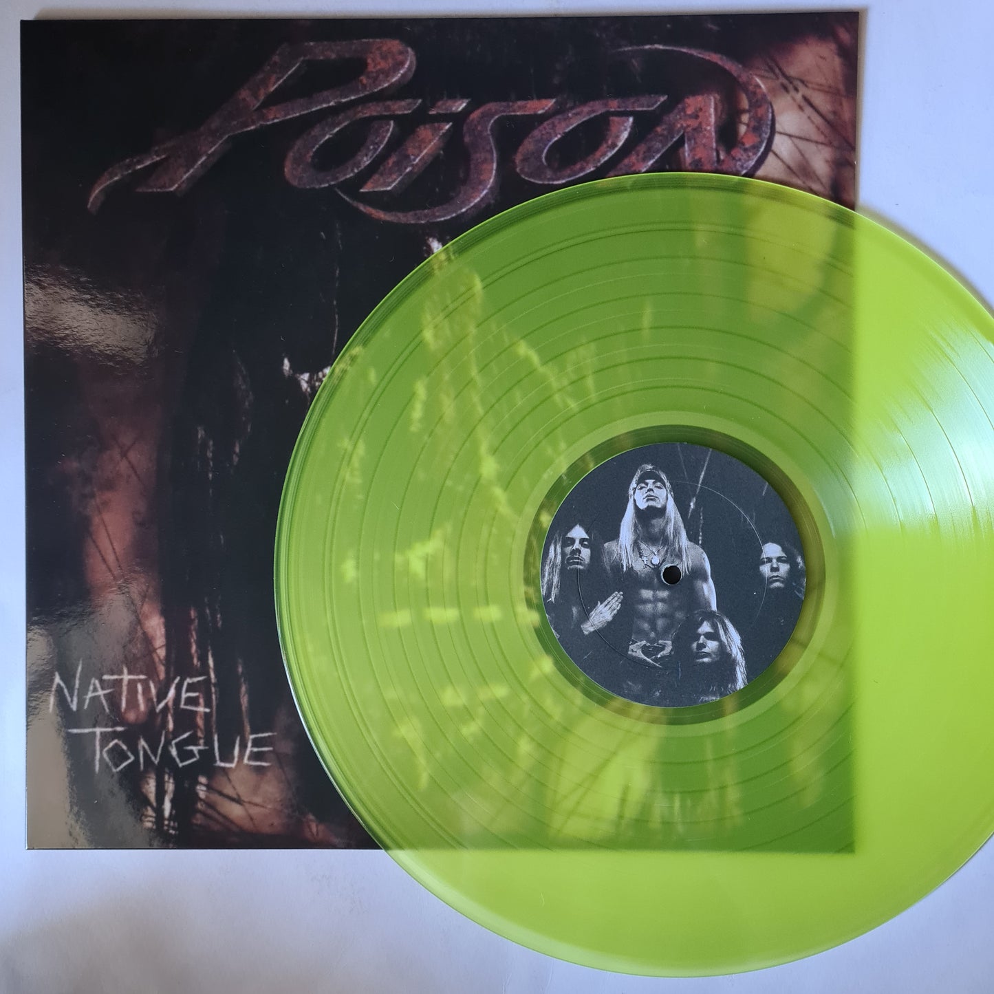 Poison – Native Tongue - 1993 (2023 Unofficial Pressing) - Transparent Green Vinyl Record LP