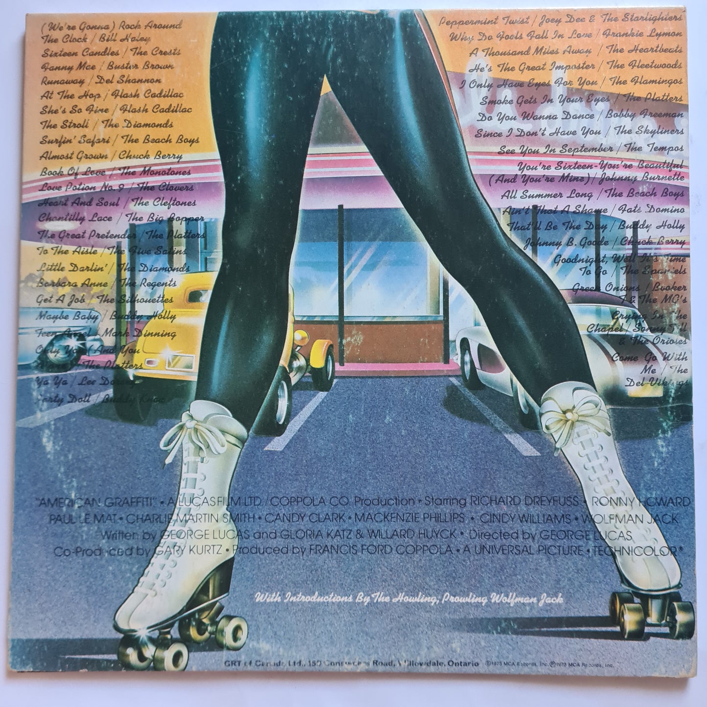 Various – 41 Original Hits From The Soundtrack Of American Graffiti (Canadian Pressing) - 1973 (2LP Gatefold) Vinyl Record