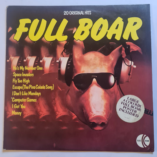 Various Artists – Full Boar - 1980 - Vinyl Record LP