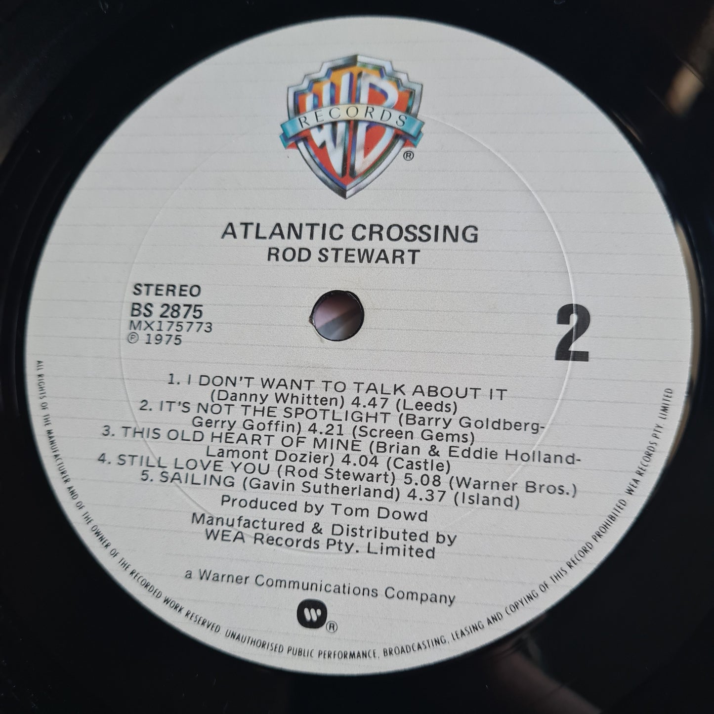 Rod Stewart – Atlantic Crossing - 1975 (Gatefold) - Vinyl Record LP