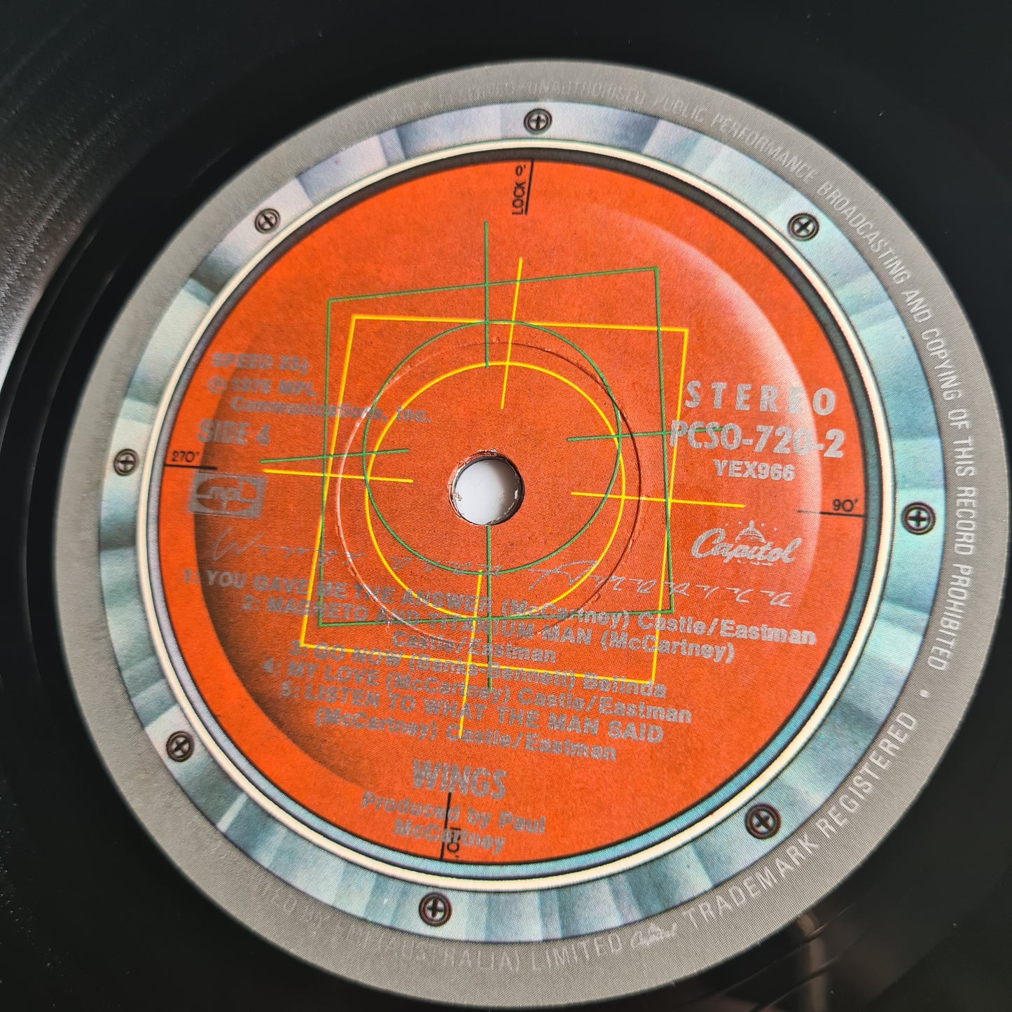 Wings (Paul McCartney) – Wings Over America (with Rare Poster)- 1973 (Gatefold) - 3LP Vinyl Record