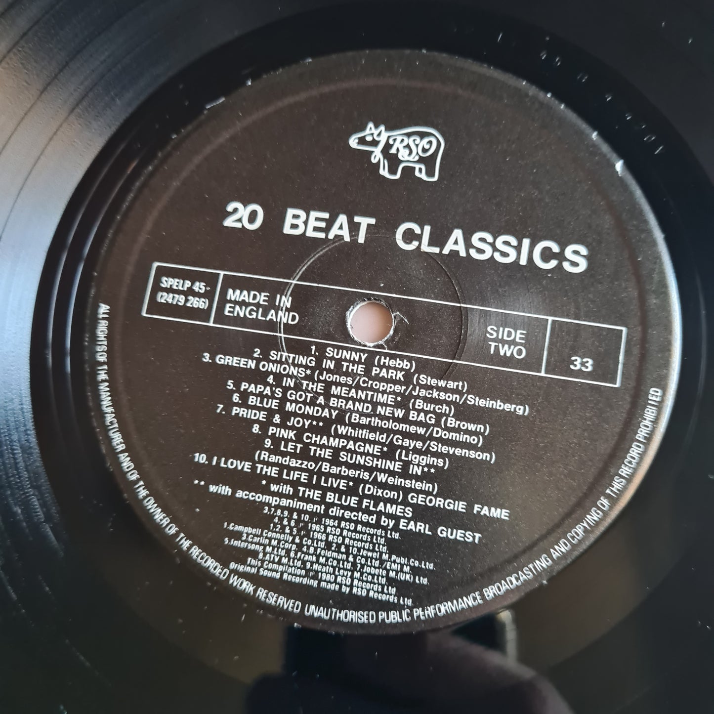 Georgie Fame – 20 Beat Classics - 1980 - Vinyl Record LP