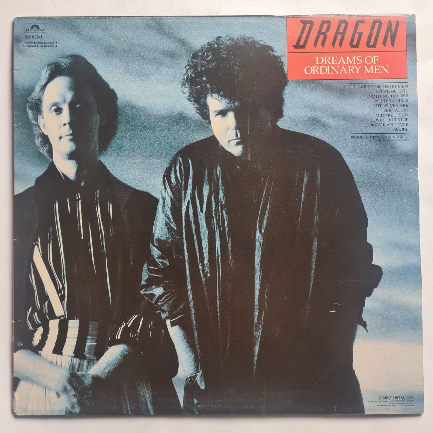Dragon – Dreams Of Ordinary Men - 1986 - Vinyl Record LP (EX)
