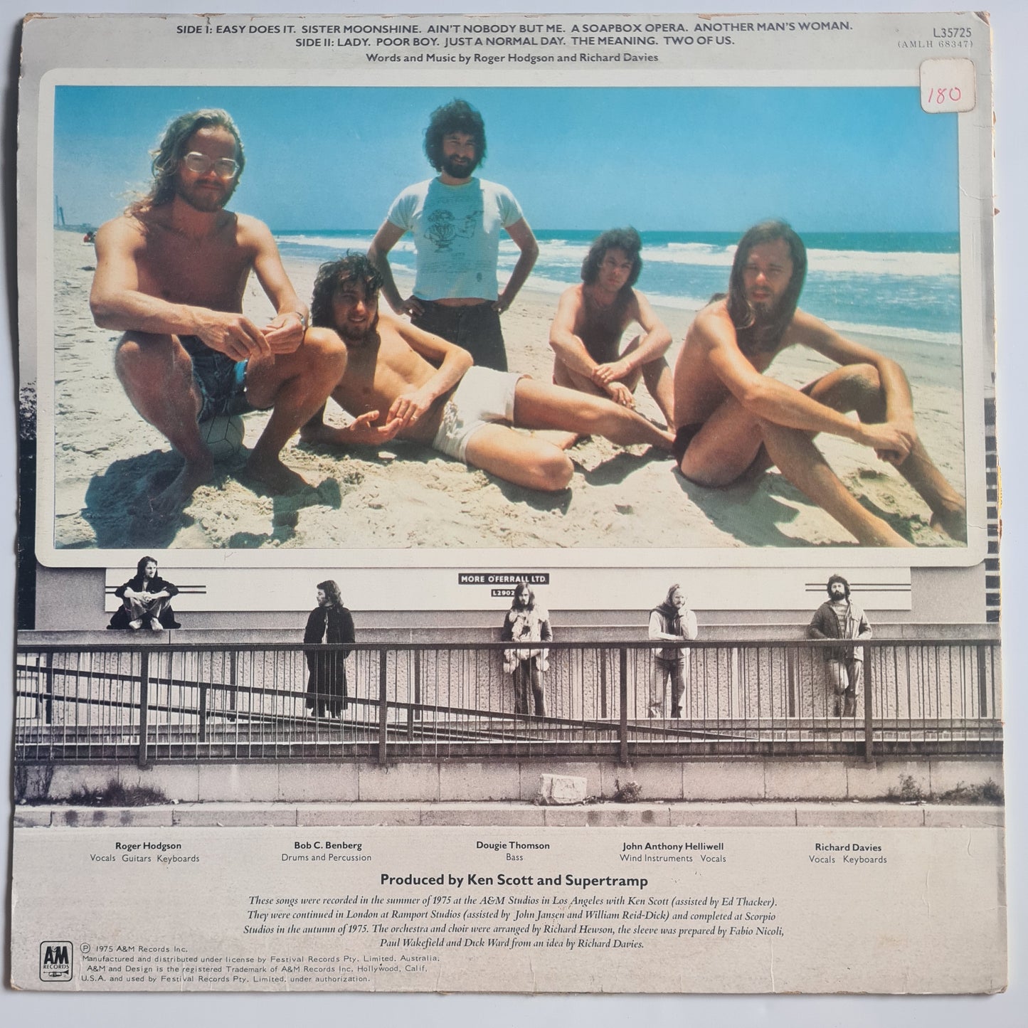 Supertramp – Crisis? What Crisis? - 1975 (Australian Pressing) - Vinyl Record LP