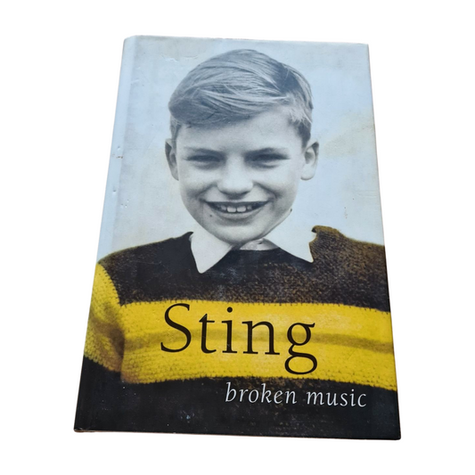 Sting (The Police) - Broken Music - Hardcover Book (Autobiography)
