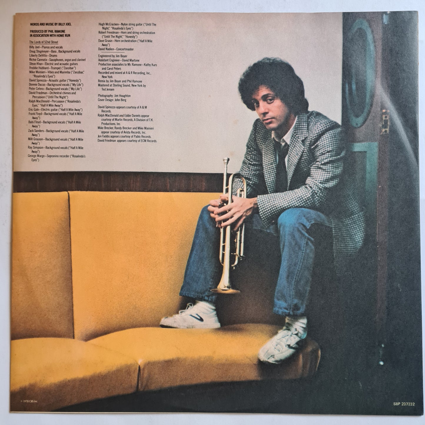 Billy Joel – 52nd Street - 1978 - Vinyl Record LP