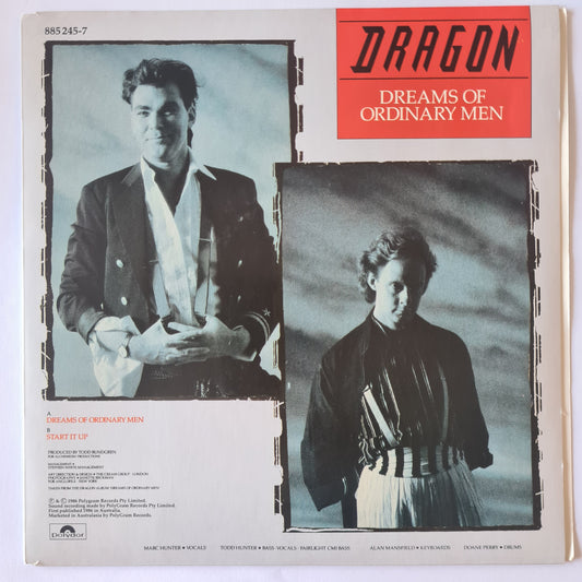Dragon - Dreams Of Ordinary Men - 1986 - Vinyl Record 7" Single - 45 RPM (near mint)