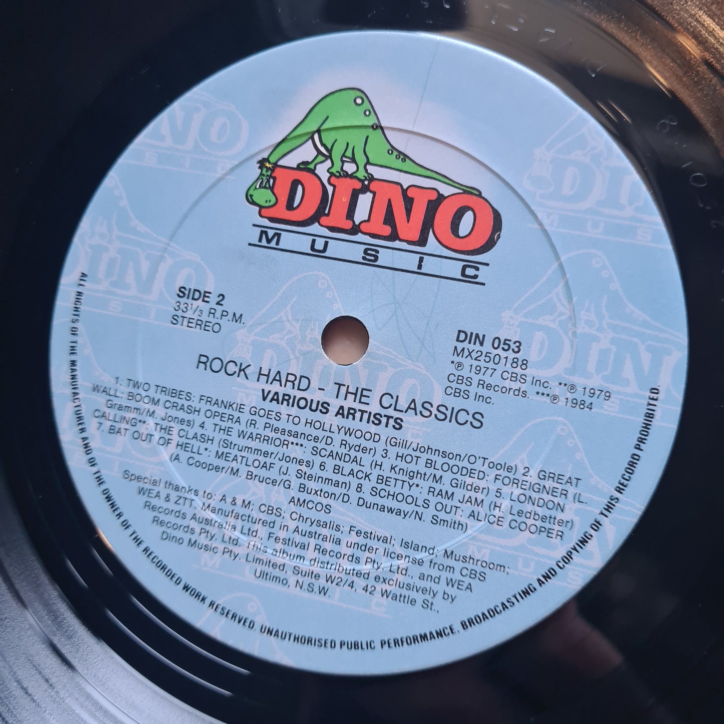 Various Artists – Rock Hard - The Classics- 1988 - Vinyl Record LP (near mint)
