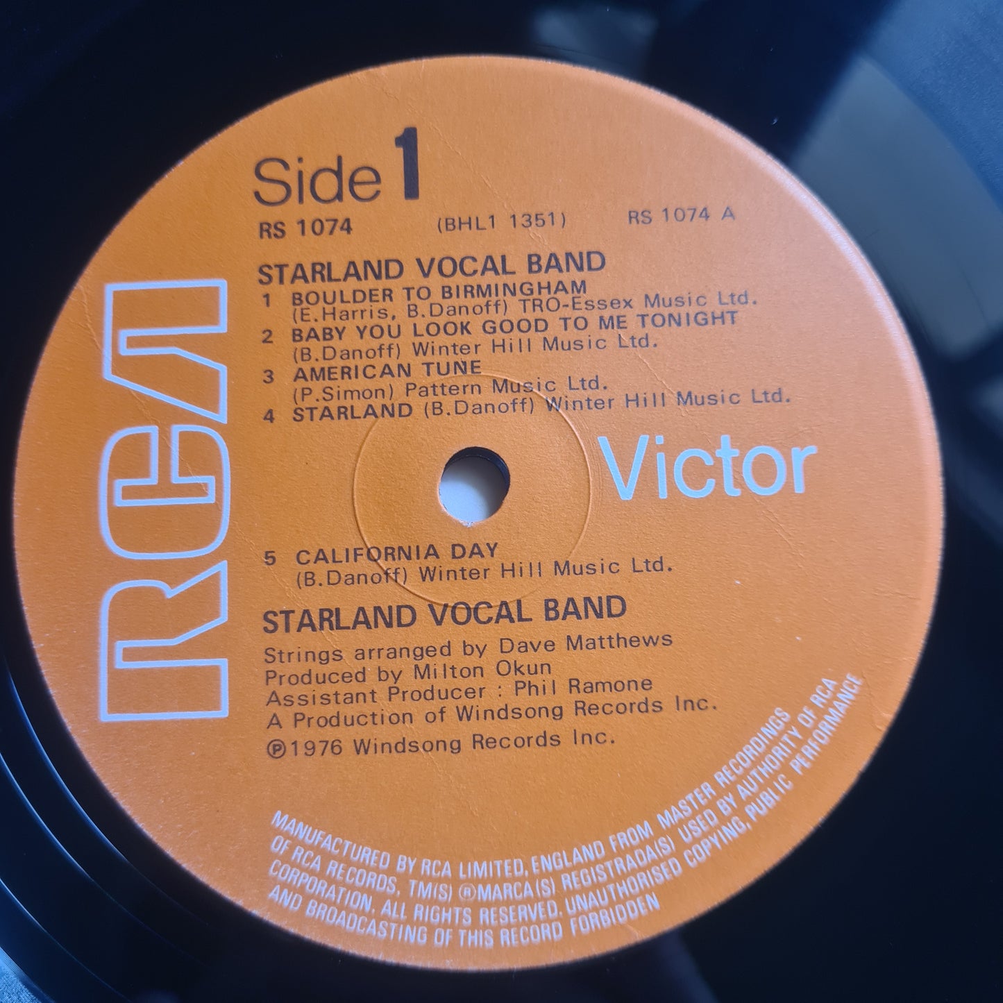 Starland Vocal Band – Starland Vocal Band - 1976 - Vinyl Record LP