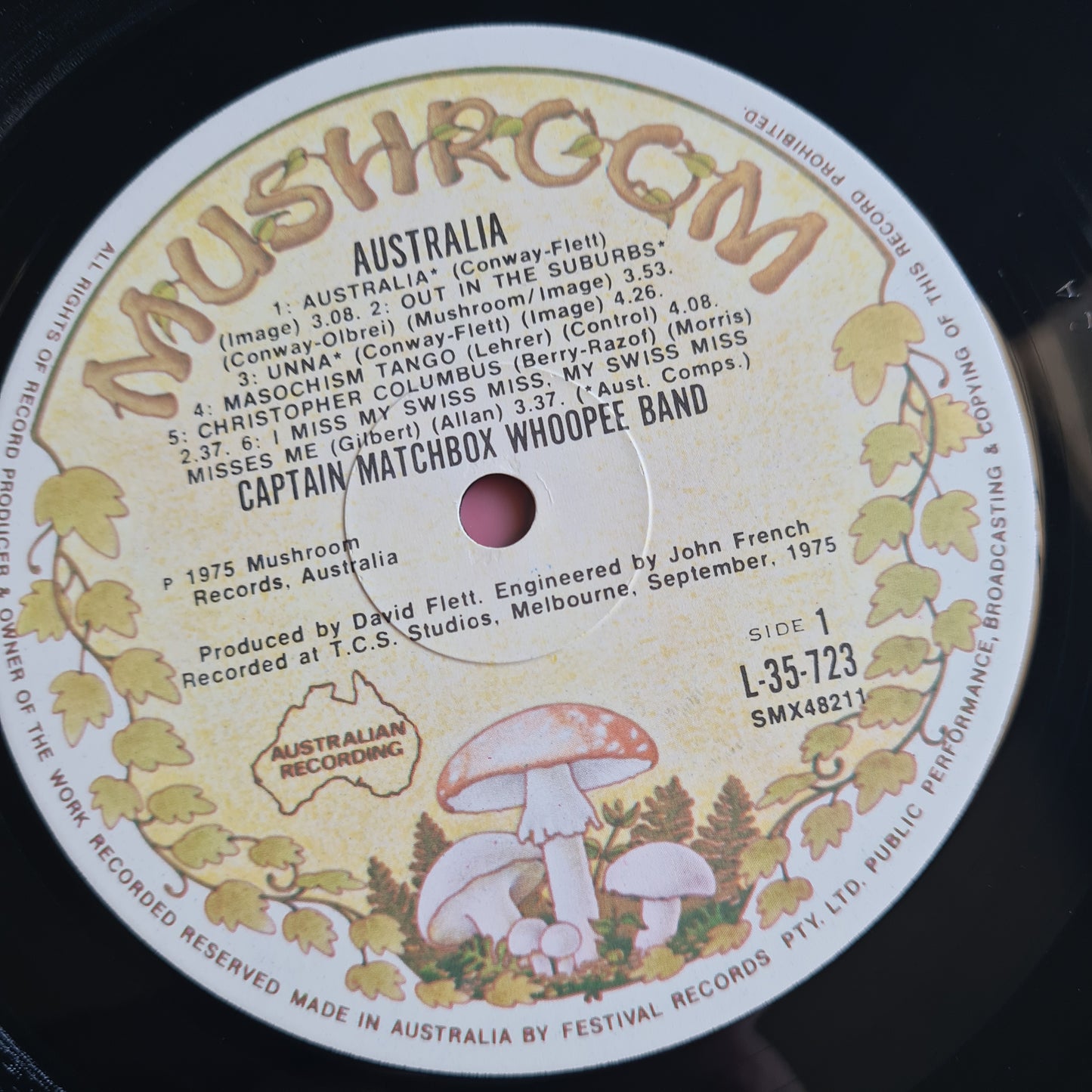 Captain Matchbox Whoopee Band – Australia - 1975 - Vinyl Record LP Gatefold (near mint)