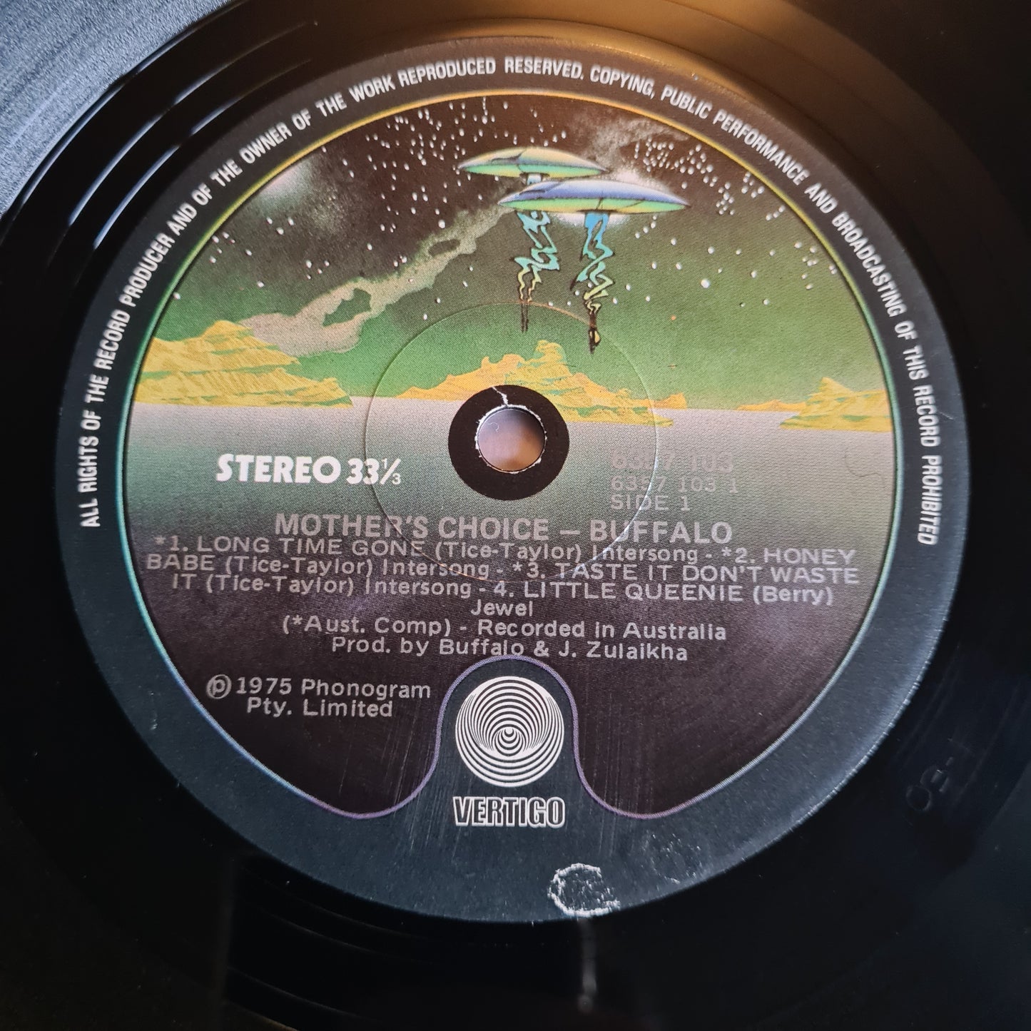 Buffalo – Mothers Choice - 1976 (Oz Hard Rock Gem!) - Vinyl Record LP