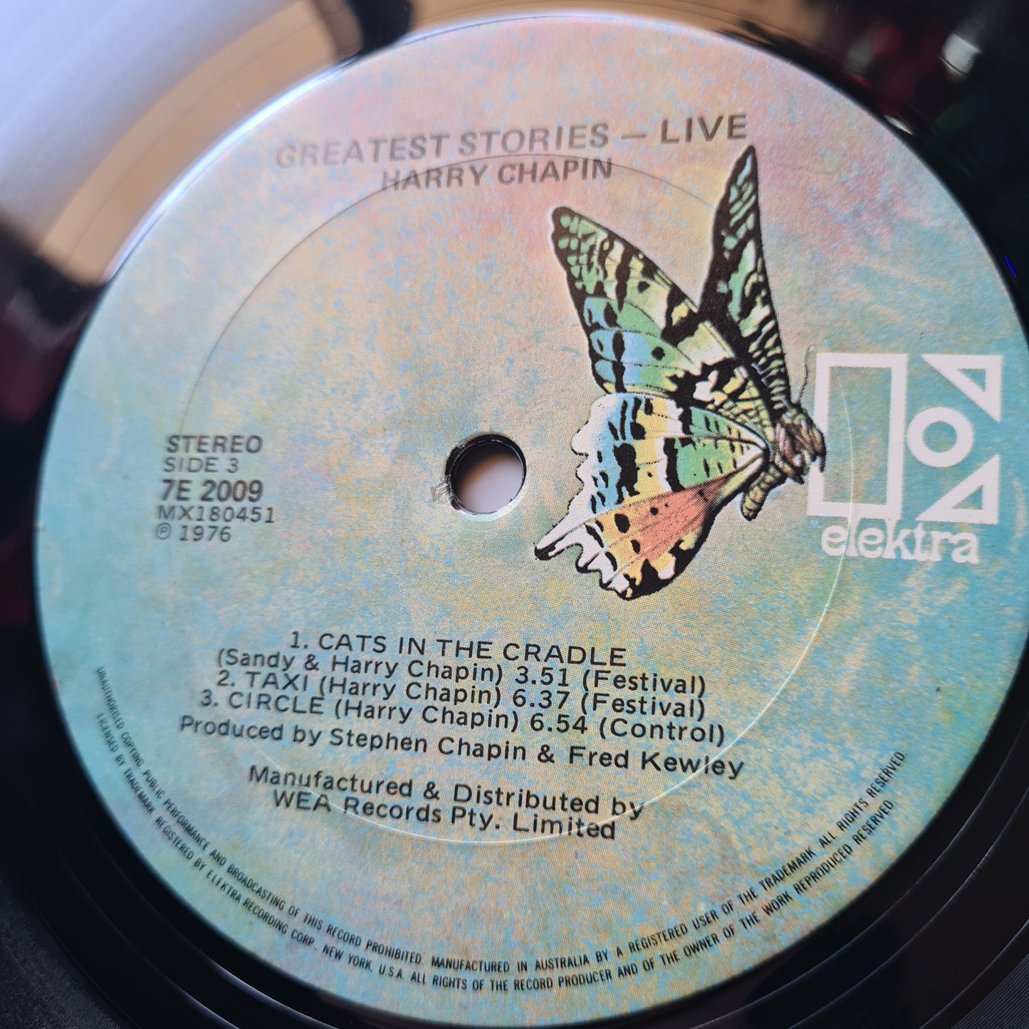 Harry Chapin – Greatest Stories: Live - 1976 - Vinyl Record 2LP (near mint)