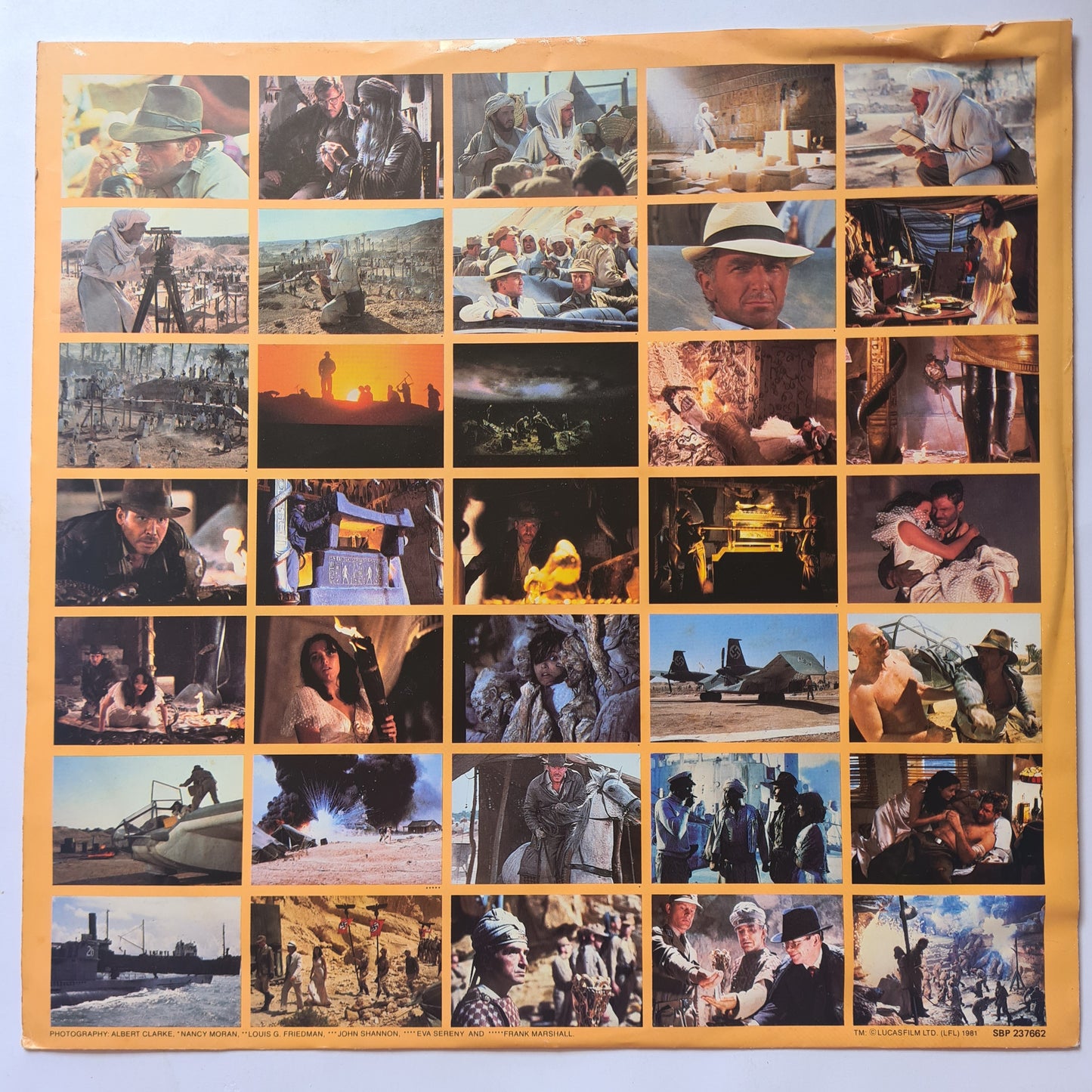 John Williams – Indiana Jones: Raiders Of The Lost Ark (Original Motion Picture Soundtrack)- 1981 - Vinyl Record LP