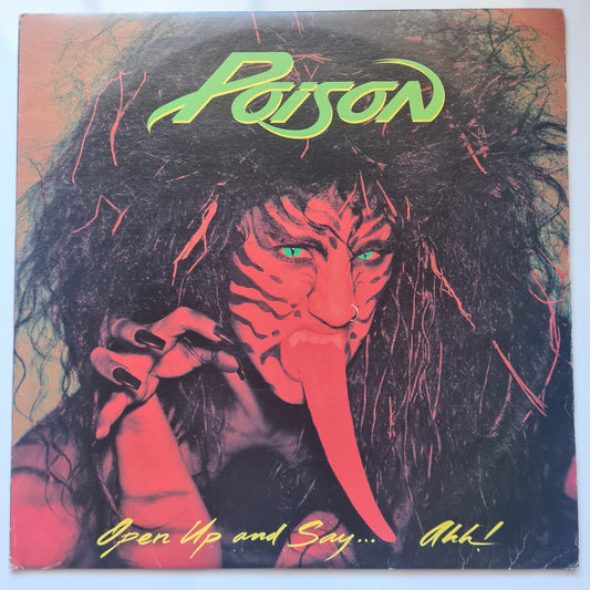 Poison – Open Up & Say... Ahh! - 1988 (Australian pressing) - Vinyl Record LP