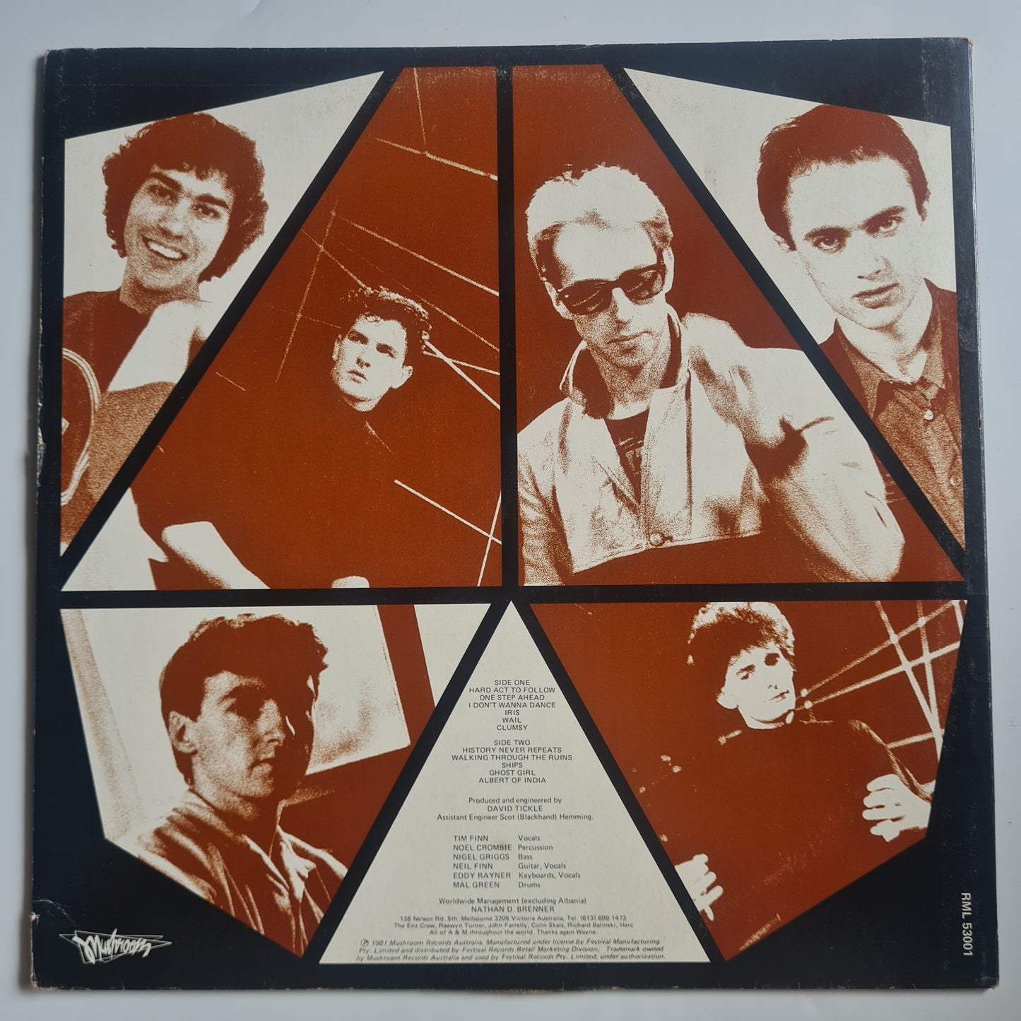 Split Enz – Corroboree - 1981 - Vinyl Record LP