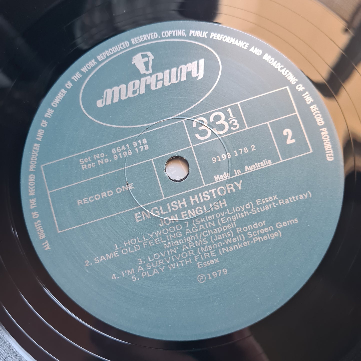 Jon English – English History - 1979 (Gatefold 2LP) - Vinyl Record
