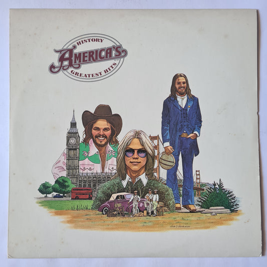 America – History: America's Greatest Hits - 1975 - Vinyl Record LP