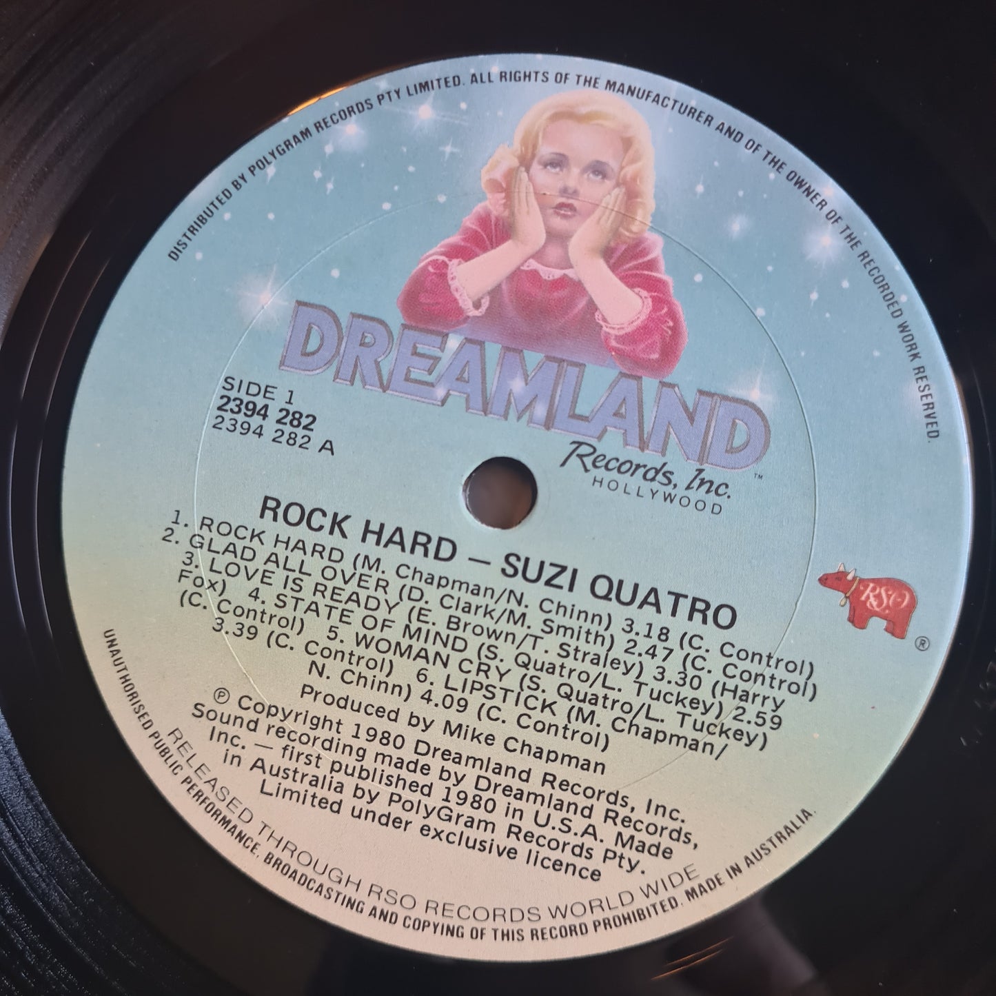 Suzi Quatro – Rock Hard - 1980 - Vinyl Record LP