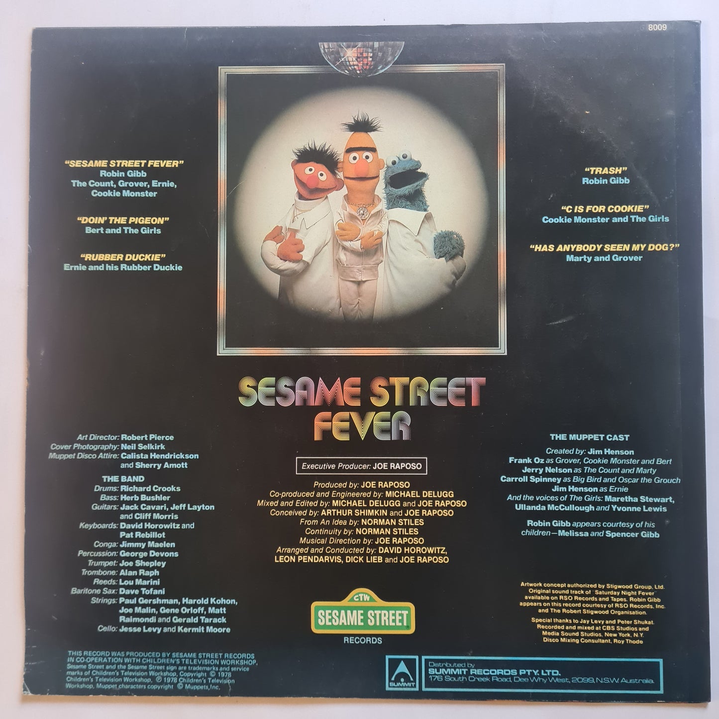 Sesame Street – Sesame Street Fever - 1978 - Vinyl Record LP