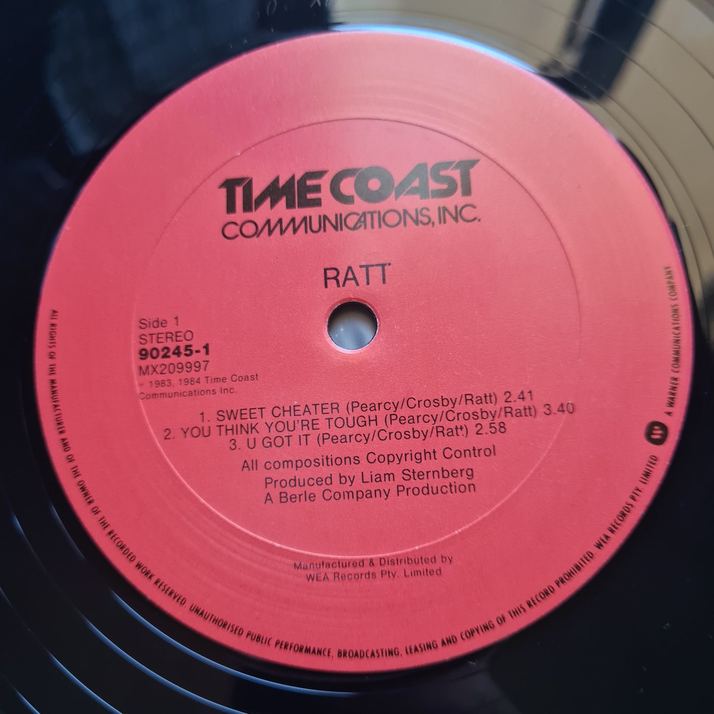 Ratt – Ratt - 1984 (USA Pressing) - Vinyl Record EP (near mint)