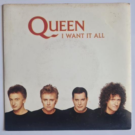 Queen – I Want It All - 1989 - Vinyl Record 7" Single - 45 RPM