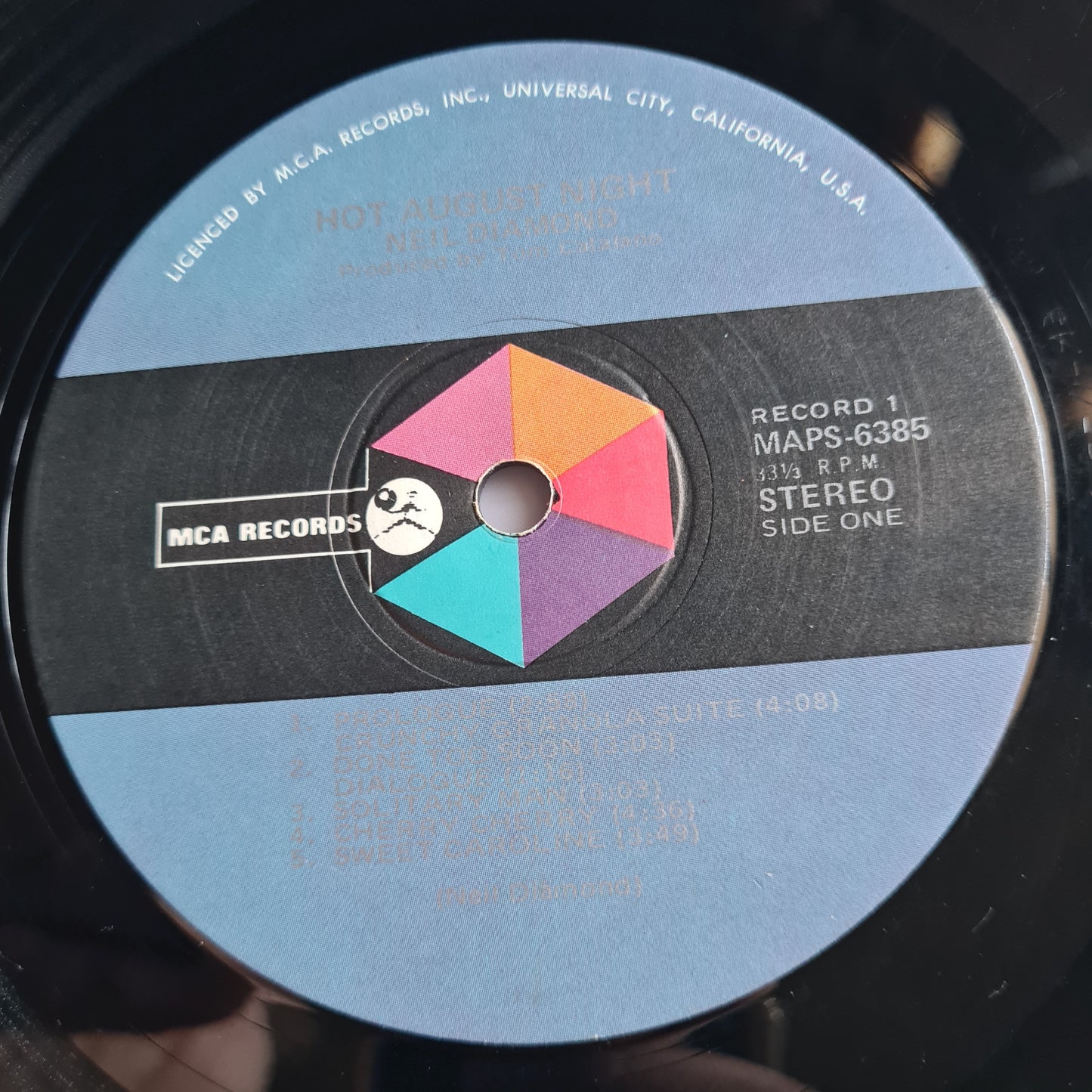 Neil Diamond – Hot August Night (1st Australian Pressing) - 1972 - Vinyl Record 2LP