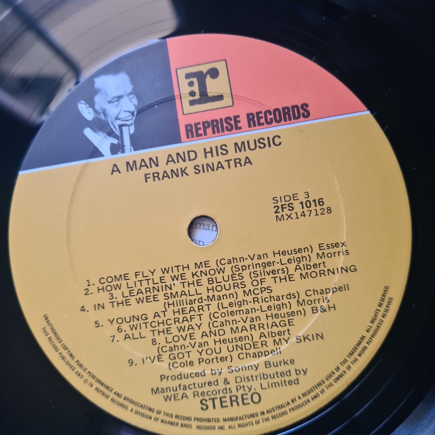 Frank Sinatra – A Man And His Music - 1965 - Vinyl Record 2LP