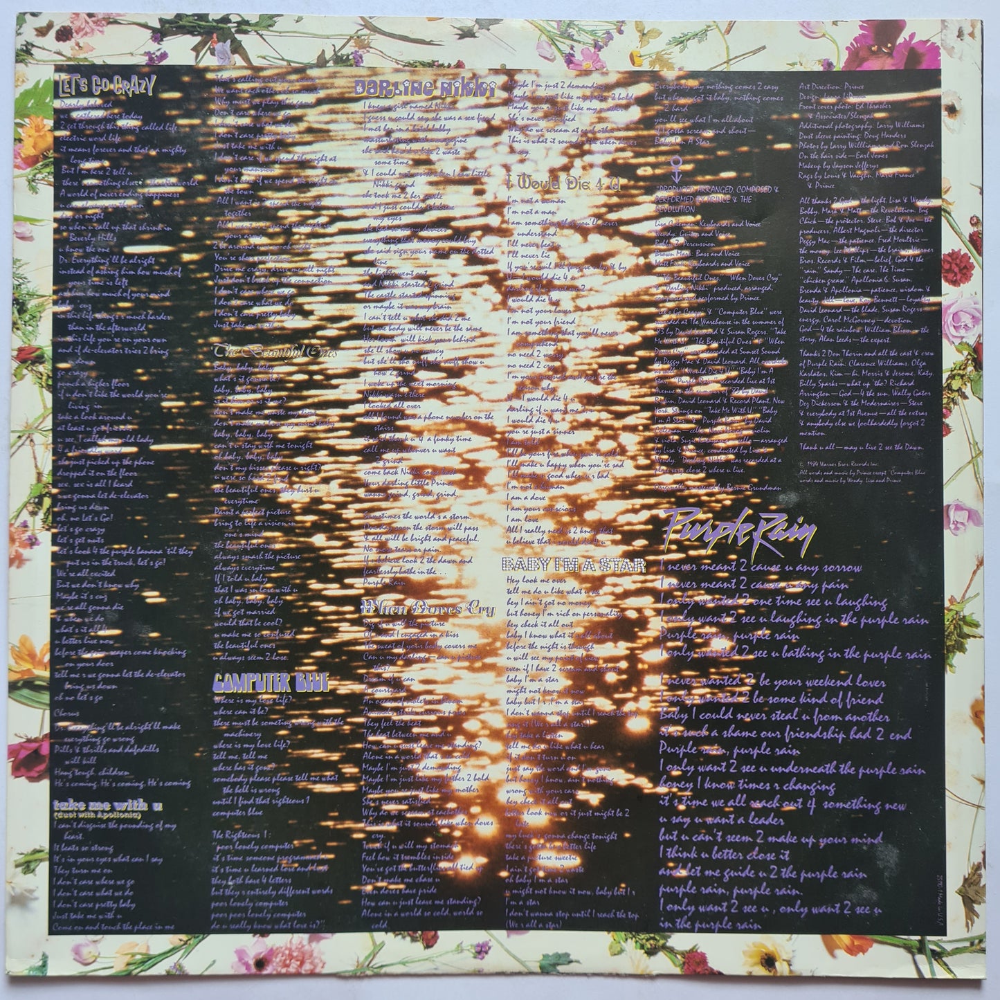 Prince – Purple Rain - 1984 - Vinyl Record LP