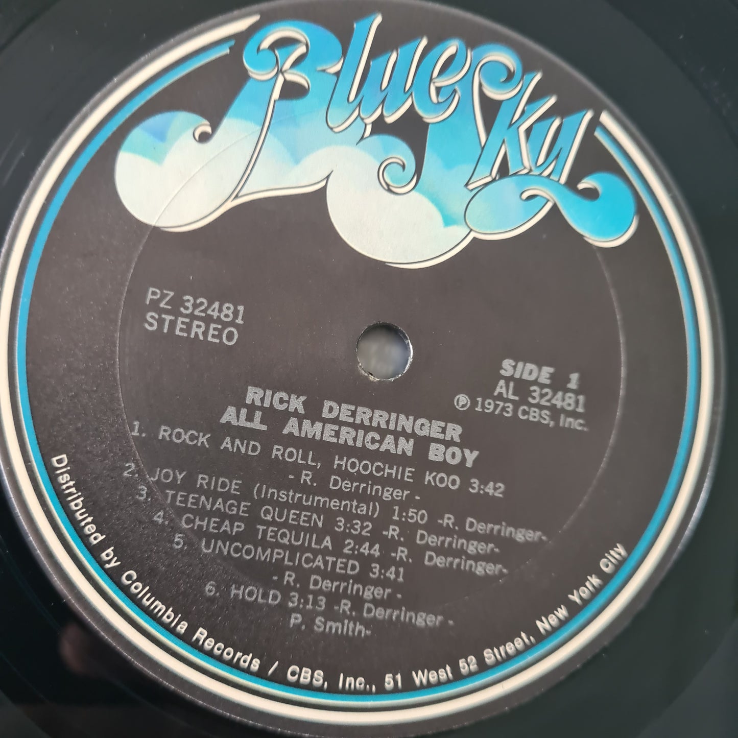 Rick Derringer – All American Boy - 1973 - Vinyl Record LP