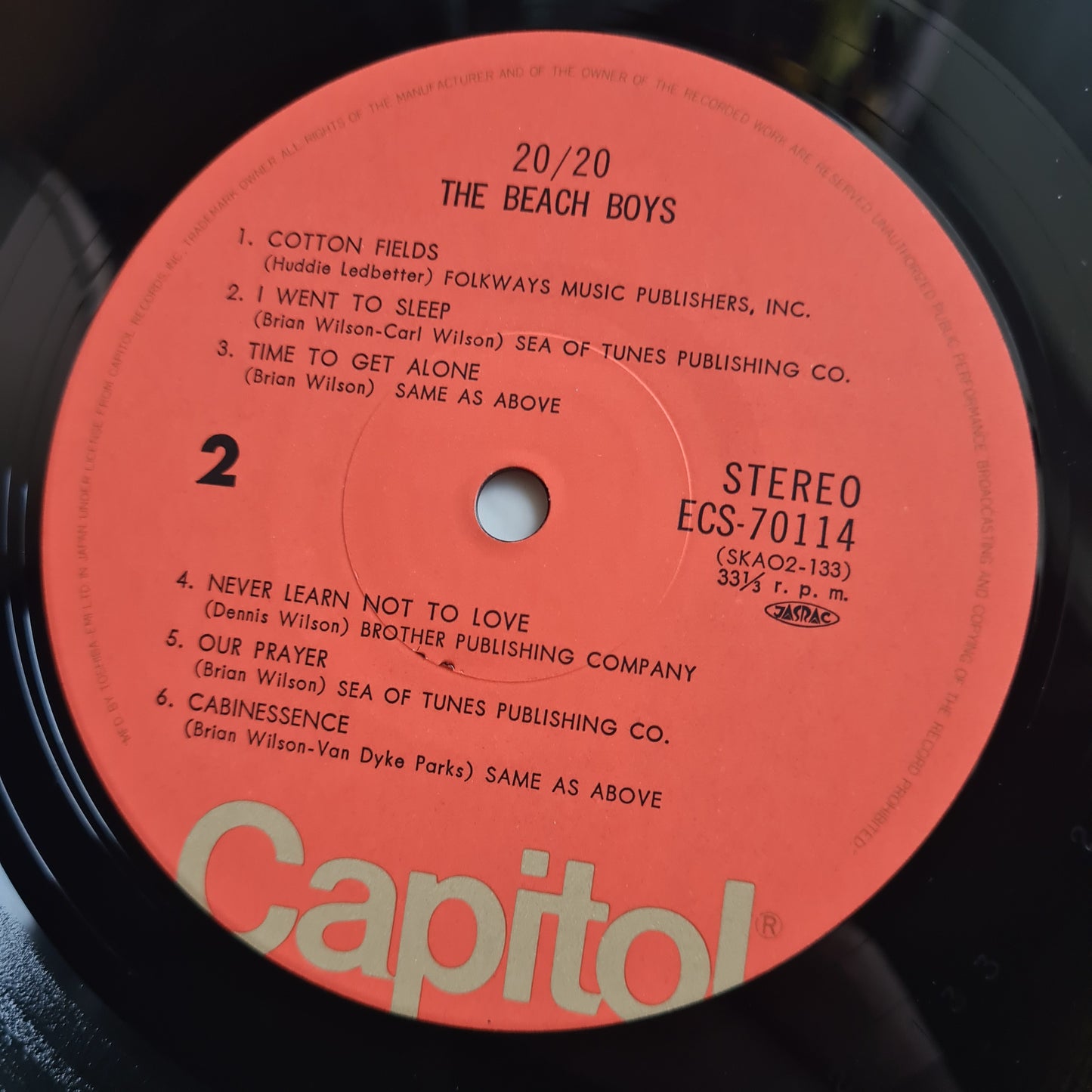 The Beach Boys – 20/20 - 1969 (1977 Japanese Pressing) - Vinyl Record LP (near mint)