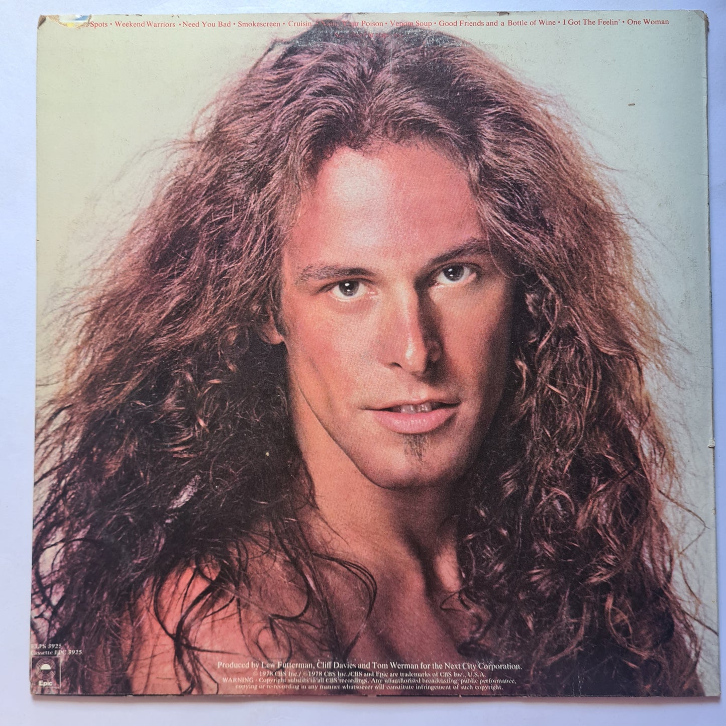 Ted Nugent – Weekend Warriors - 1978 - Vinyl Record LP