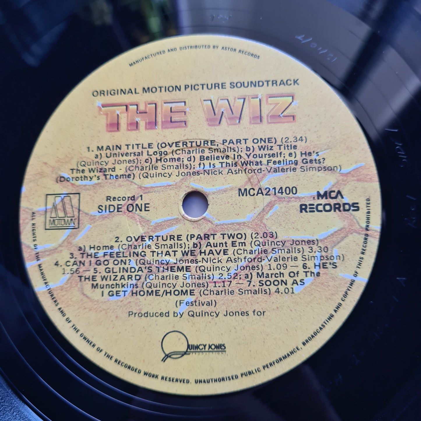 Various Artists (Michael Jackson, Diana Ross) – The Wiz (Original Motion Picture Soundtrack) - 1978 - Vinyl Record 2LP