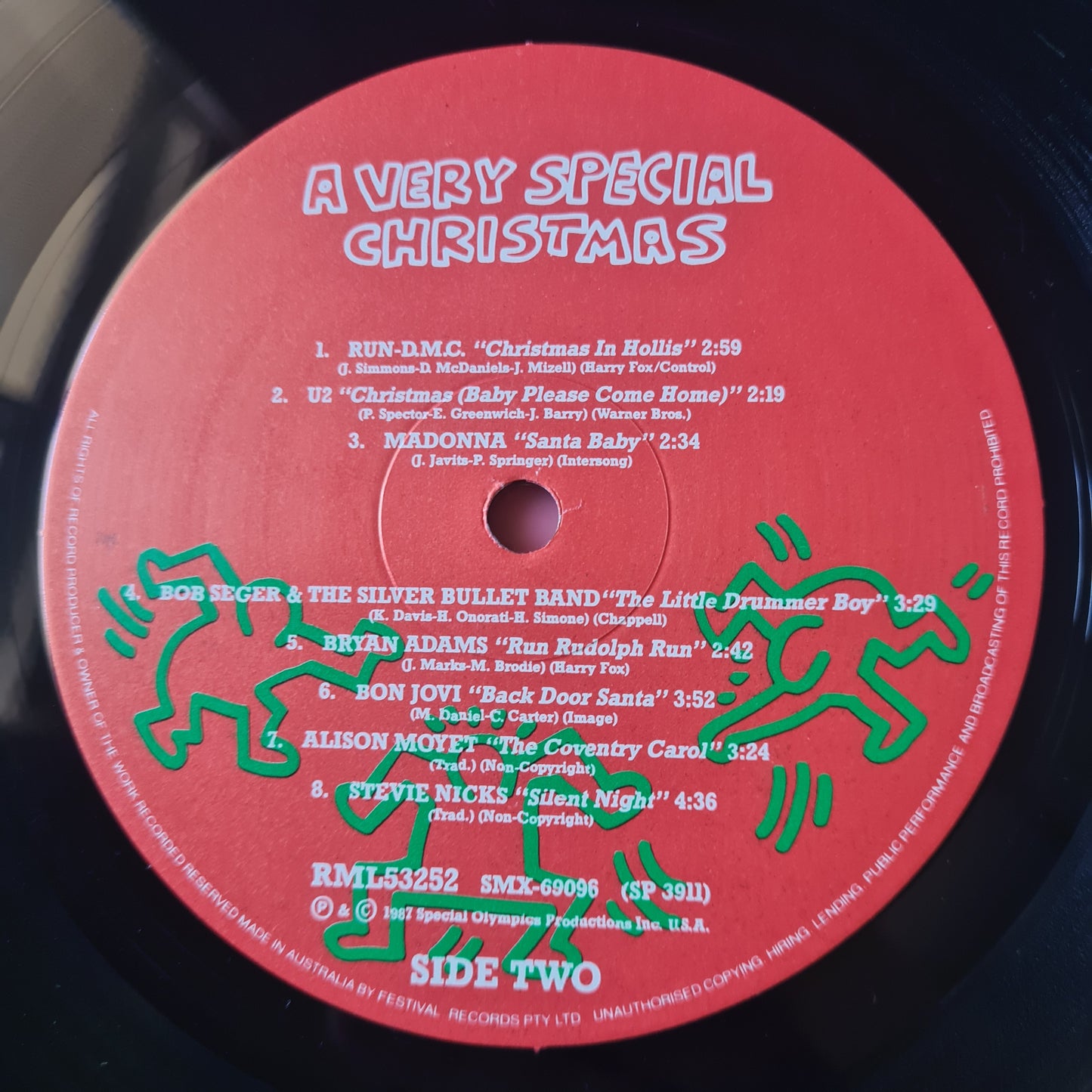 Various (Bon Jovi, U2, Madonna, etc) – A Very Special Christmas - 1987 - Vinyl Record LP