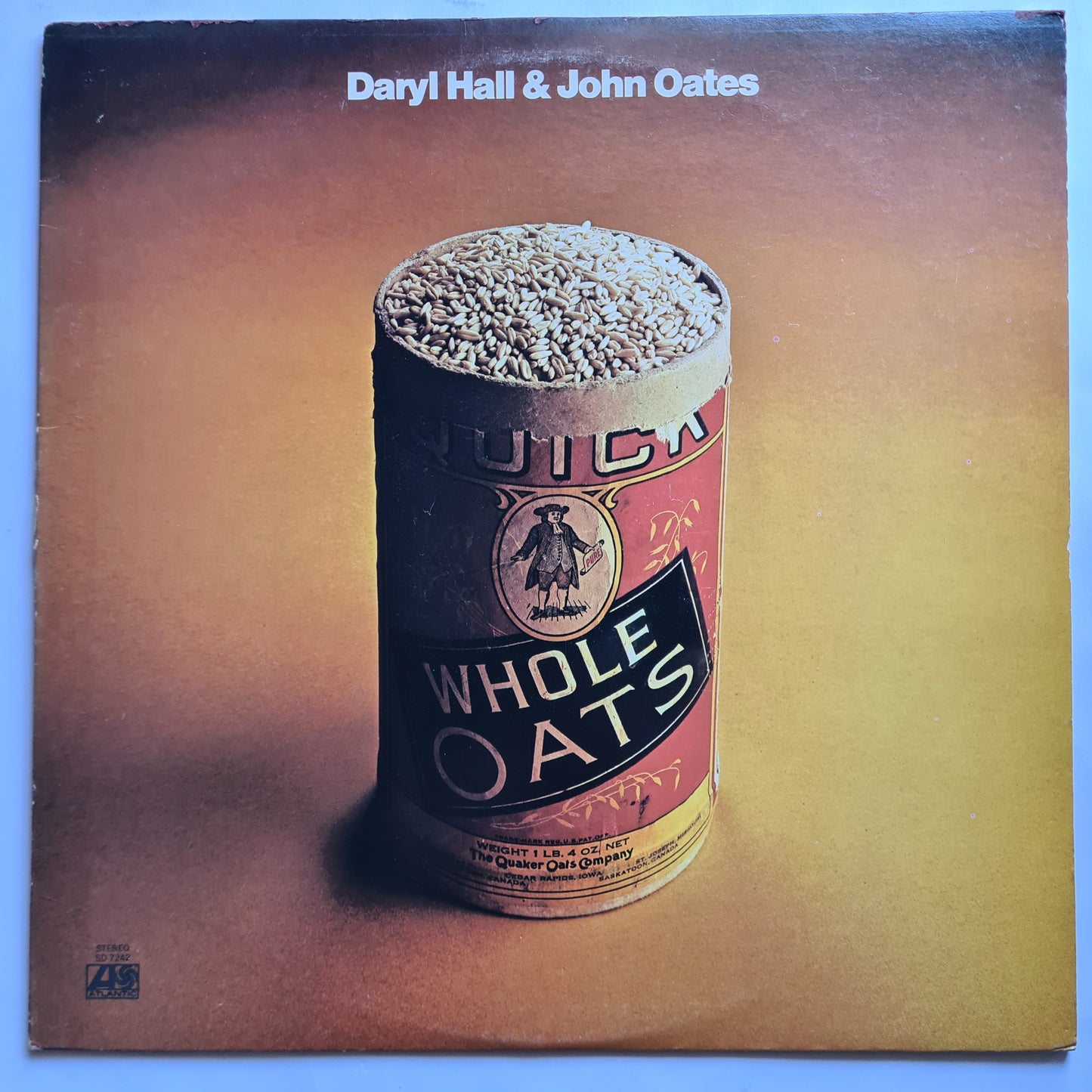 Daryl Hall & John Oates – Whole Oats - 1972 - Vinyl Record LP